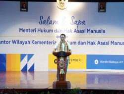 Menkumham Supratman Andi Agtas Sapa Kakanwil Seluruh Indonesia