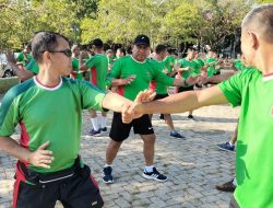 Personil Kodim 1422/Maros Melaksanakan Apel di PTB, Dipimpin Kasdim Mayor Czi Muhammad Ilyas