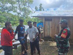 Demi Menjalin Hubungan Baik, Babinsa melaksanakan Komsos Dengan Warga Binaan