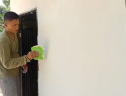 Pembangunan WC Di RTLH Milik Bapak Bakhtiar Yang Dikerjakan Oleh Kodim 1404/Pinrang Hampir Selesai