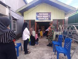 Damping Posyandu,Wujud Nyata Peran Aktif Babinsa Koramil 0907/03 Tarbar