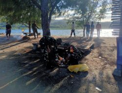 Upaya Bangkitkan Kesadaran Warga, Kodim 1412/Kolaka Melaksanakan Aksi Bersih Sampah di Pesisir Panta