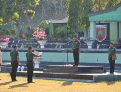 Upacara bendera 17an di laksanakan di lapangan Kodim 1405/Parepare