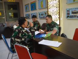 Tim DALPROG Kodam VI/Mlw Laksanakan Pengecekan Di Kodim 0904/Paser