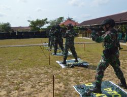 Anggota Kodim 0904/Paser Asah Kemampuan Dasar Prajurit