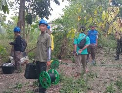 Babinsa Ramil 1422-03/Camba Dukung Tim Survei Pencarian Sumber Air di Desa Batuputih, Malawa