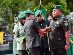 Danrem 181/PVT Pimpin Acara Penyerahan Jabatan Dan Tradisi Satuan Kasi Pers Kasrem, 181/PVT Dandim 1807/Sorsel dan Dandim 1809/Maybrat
