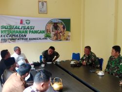 Sukseskan Ketahanan Panggan Dandim 0116/Nagan Raya Laksanakan Sosialisasi Kepada Petani di Wilayah
