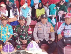 Babinsa Koramil 1422-05/Tompobulu Pantau Penutupan PORSENI PGRI ke VII Kabupaten Maros