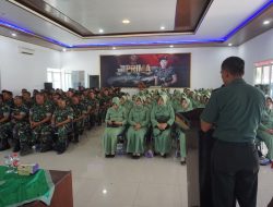 Prajurit, PNS dan Persit Kodim 0736/Batang Menerima Penyuluhan Hukum Dari Kumdam IV/Diponegoro