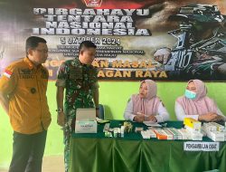 Menjelang HUT TNI Ke 79 Kodim 0116/Nagan Raya Gelar Donor Darah dan Pengobatan Masal