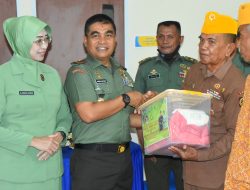 Wujud Kesetiakawanan Sosial Korem 141/Tp Gelar Bakes dan Baksos Kepada Masyarakat