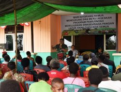 Dandim Merauke Gelar Baksos dan Sosialisasikan Swasembada Pangan di Kaptel