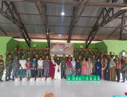 Peringati HUT Ke-79 TNI, Kodim 1424/Sinjai Bagikan Sembako Kepada Purnawirawan Wakawuri