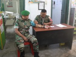 Pengobatan Umum Gratis Di Markas Kodim 1404/Pinrang Diserbu Personel Kodim dan Masyarakat
