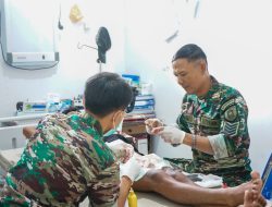 Sambut HUT TNI Ke – 79,Trimatra TNI Di Tarakan Gelar Bakti Sosial Dan Bakti Kesehatan