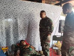 Kodim 1422/Maros Gelar Bakti Sosial Donor Darah Dalam Rangka HUT Ke – 79 TNI AD