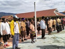 DALAM RANGKA HUT TNI KE-79 TAHUN BABINSA TERUS SOSIALISASIKAN PERLOMBAAN PBB TINGKAT PELAJAR SLTP DAN SLTA PIALA KASAD TA 2024 DI WILAYAH KODIM 1703/DEIAYI