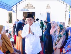 Bupati Barru Suardi Saleh Bersama Ibu PLT Ketua TP PKK Barru drg Ulfah Nurul Huda Suardi Resmikan Masjid Baburahman
