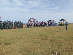 Sambut HUT TNI Ke-79, Kodim 1412/Kolaka Menggelar Karya Bhakti Pembersihan Sampah di Pesisir Pantai