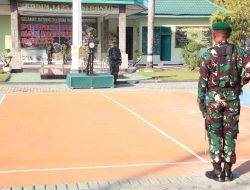 Kodim 1425 Jeneponto Gelar Upacara Bendera Hari Senin : Tingkatkan Kedisplinan Prajurit