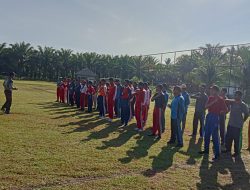 Meriahkan HUT TNI ke 79 Personil Kodim 0116/Nara Latih PBB untuk Perlombaan