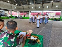 HUT Ke-79 TNI, Kodim 1210/Landak Gelar Lomba PBB Tingkat SMP Dan SMA “Piala PanglimaTNI” Se-Kecamatan Ngabang