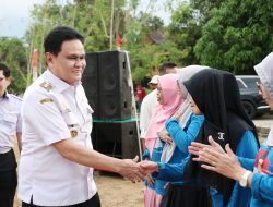 Bupati Suardi Saleh Resmikan School Mini Soccer di Lompo Tengah Tanete Riaja