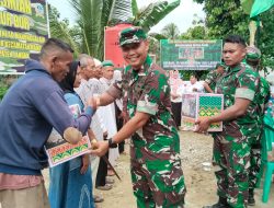 Dandim 1210/Landak Resmikan Sumur Bor Program TNI AD Manunggal Air Di Desa Kerohok