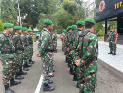 Korem 181/PVT Gelar Apel Kesiapsiagaan Mengantisipasi Hal Menonjol diwilayah