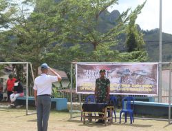 Peringati HUT TNI Ke-79, Kodim 1419/Enrekang Gelar Lomba PBB dan Yel-Yel Antar Sekolah