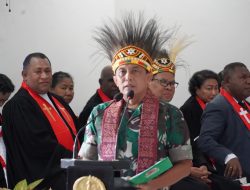 Brigjen TNI Totok Sutriono Resmikan Gereja GKI Emaus Korem 181/PVT