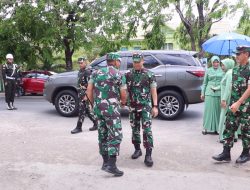 Dandim 1425 Jeneponto Sambut Hangat Kunjungan Kerja Kasdam XIV Hasanuddin