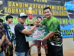 Dalam Rangka Peringati HUT TNI Ke-79, Kodim Batang Gelar Semi Open Tournament Bola Volly Dandim 0736/Batang 2024