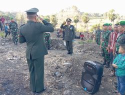 Wujud Penghormatan Kodim 1425/Jeneponto Gelar Upacara Persemayaman Dan Pemakaman Alm. Serda Suhardi