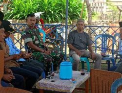 Komsos Di Wilayah Binaan, Babinsa Koramil 19/Kahu Jaga Persatuan Dan Kebersamaan