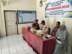 Ws. Danramil 06 Awangpone Bersama Muspika Hadiri Rapat RPJMDes Desa Bulumpare