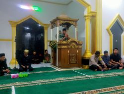 Babinsa Pattimpa Koramil 10/Ponre Beri Sambutan Pada Peringatan Maulid Nabi Muhammad SAW