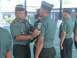 Dandim 0102/Pidie: Kenaikan Pangkat adalah Amanah, Wujud Penghargaan atas Loyalitas dan Dedikasi Prajurit