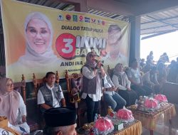 Perdana dan bertepatan juga hari Kesaktian Pancasila calon bupati dan wakil bupati nomer urut 3 melaksanakan kampanye di ujung indah