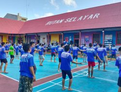Jaga Kesehatan, WBP Rutan Selayar Rutin Ikuti Senam Pagi