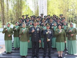 Dandim 1405 Parepare Pimpin Upacara Ziarah Nasional di TMP Pacekke dalam Rangka HUT ke-79 TNI