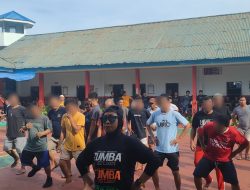 Tubuh Bugar Hati Senang, Rutan Palu Gelar Senam Zumba untuk Warga Binaan