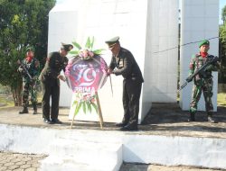 Kodim 1419/Enrekang Gelar Upacara Ziarah Rombongan dalam Rangka HUT TNI ke-79