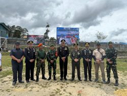 DANDIM 1703/DEIYAI MEMIMPIN UPACARA HUT TNI KE-79 TH PADA 5 OKTOBER 2024