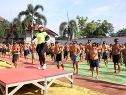 Senam Pagi Tingkatkan Kesehatan Fisik dan Mental WBP Rutan Pelaihari