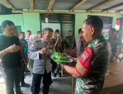 Kapolsek Lubuk Alung Ucapkan Selamat HUT TNI ke-79 di Koramil 05/Lubuk Alung