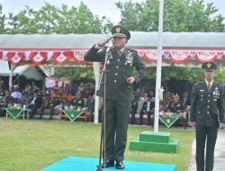 Dandim 0102/Pidie Pimpin Upacara HUT ke-79 TNI dengan Meriah dan Khidmat di Pidie
