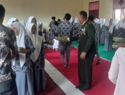 Dandim 0102/Pidie Bagikan Makan Siang Gratis untuk Pelajar di HUT ke-79 TNI