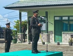 Upacara Peringatan HUT TNI ke 79 Tahun 2024 Kodim 1805/Raja Ampat Berjalan Dengan Khidmat